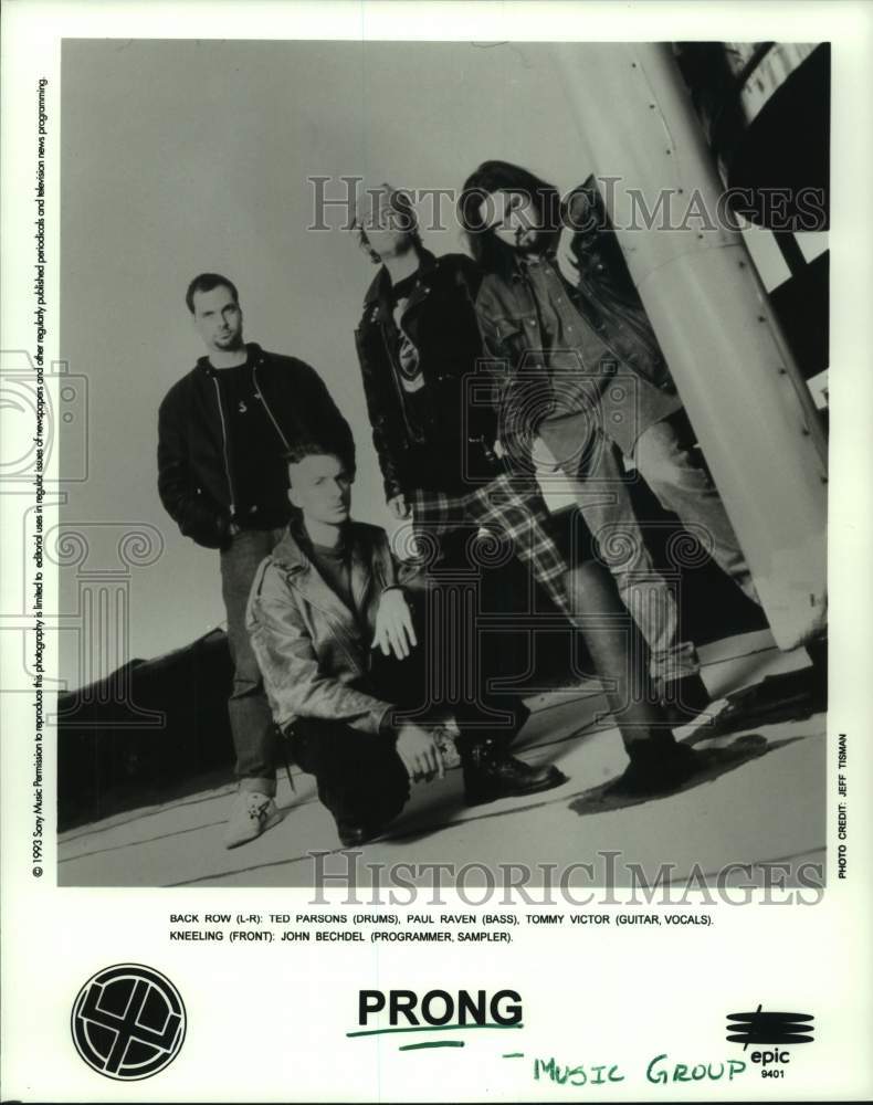 1993 Press Photo Members of the heavy metal band Prong - hcp07240- Historic Images