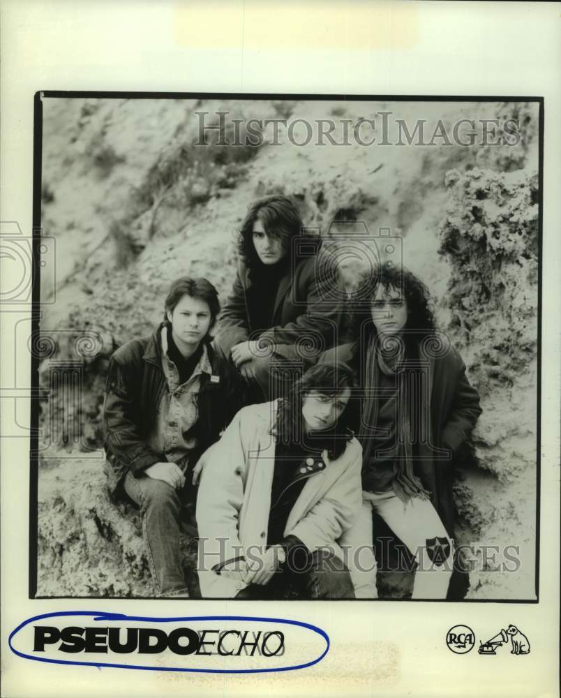 1989 Press Photo The rock group Pseudo Echo - hcp07247- Historic Images