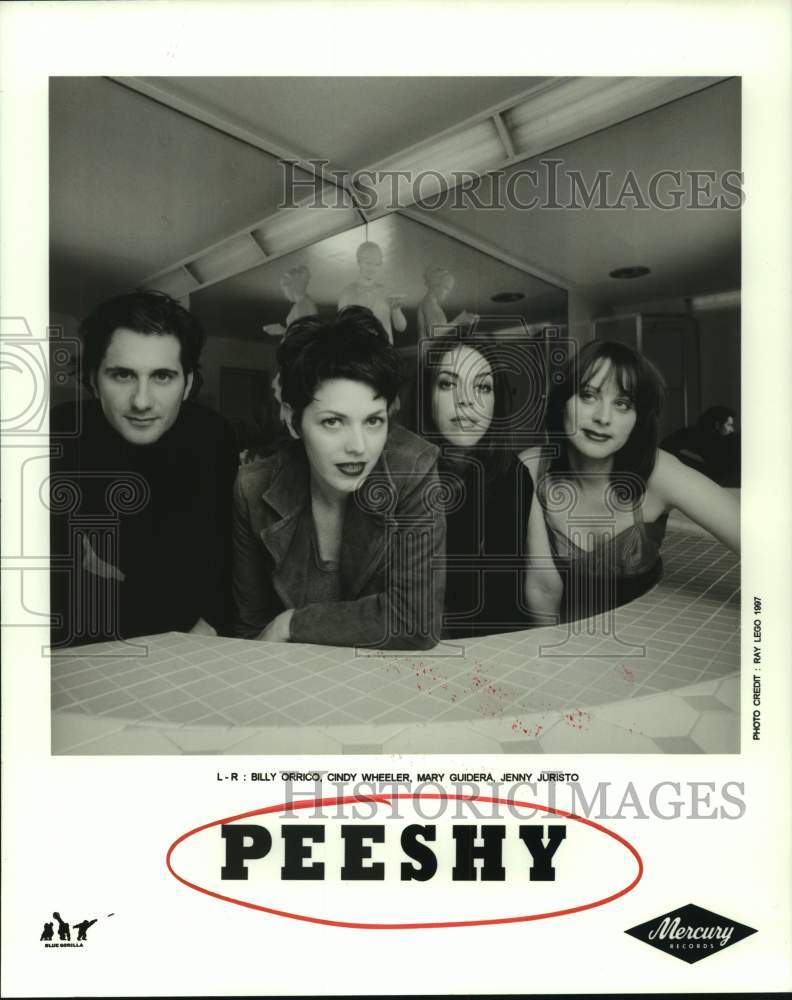 1997 Press Photo Pee Shy - Indy pop band from Tampa - hcp07263- Historic Images