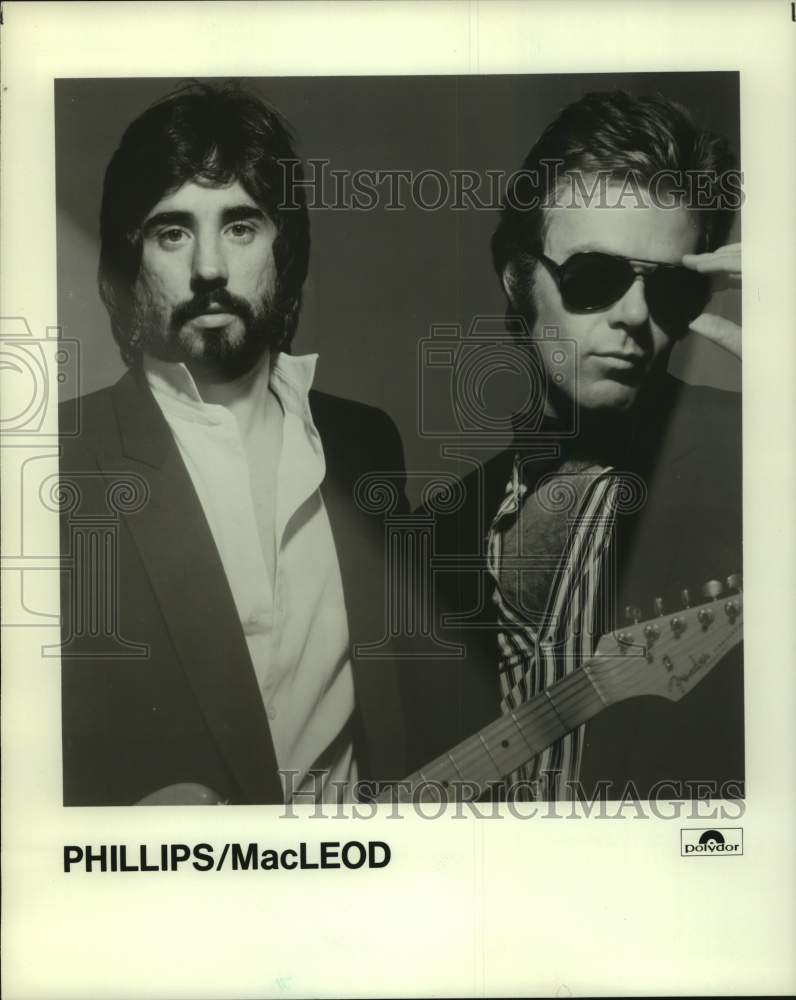 1981 Press Photo Phillips/MacLeod - music duo - hcp07267- Historic Images