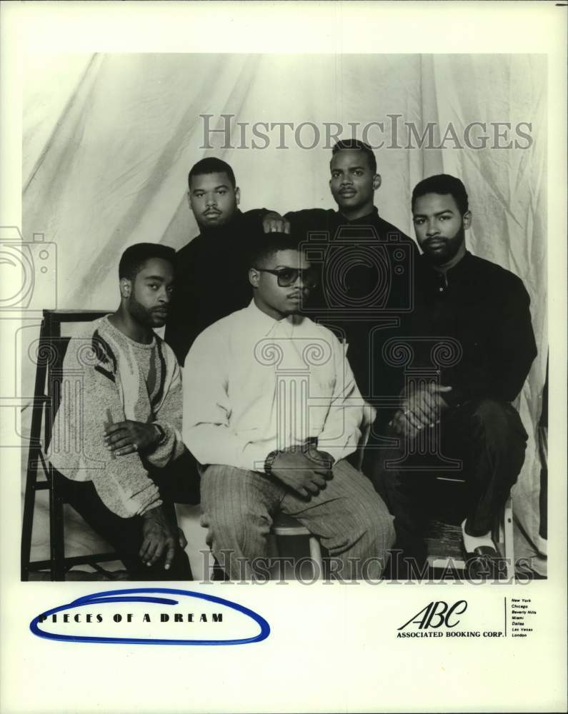 1990 Press Photo Members of the music group Pieces of a Dream - hcp07272- Historic Images