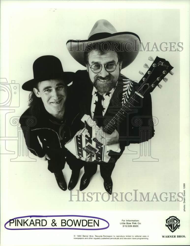 1989 Press Photo Pinkard &amp; Bowden - country music due - hcp07276- Historic Images