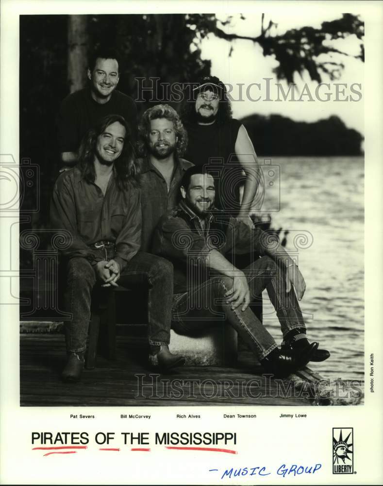 1993 Press Photo Pirates of the Mississippi - country band - hcp07281- Historic Images