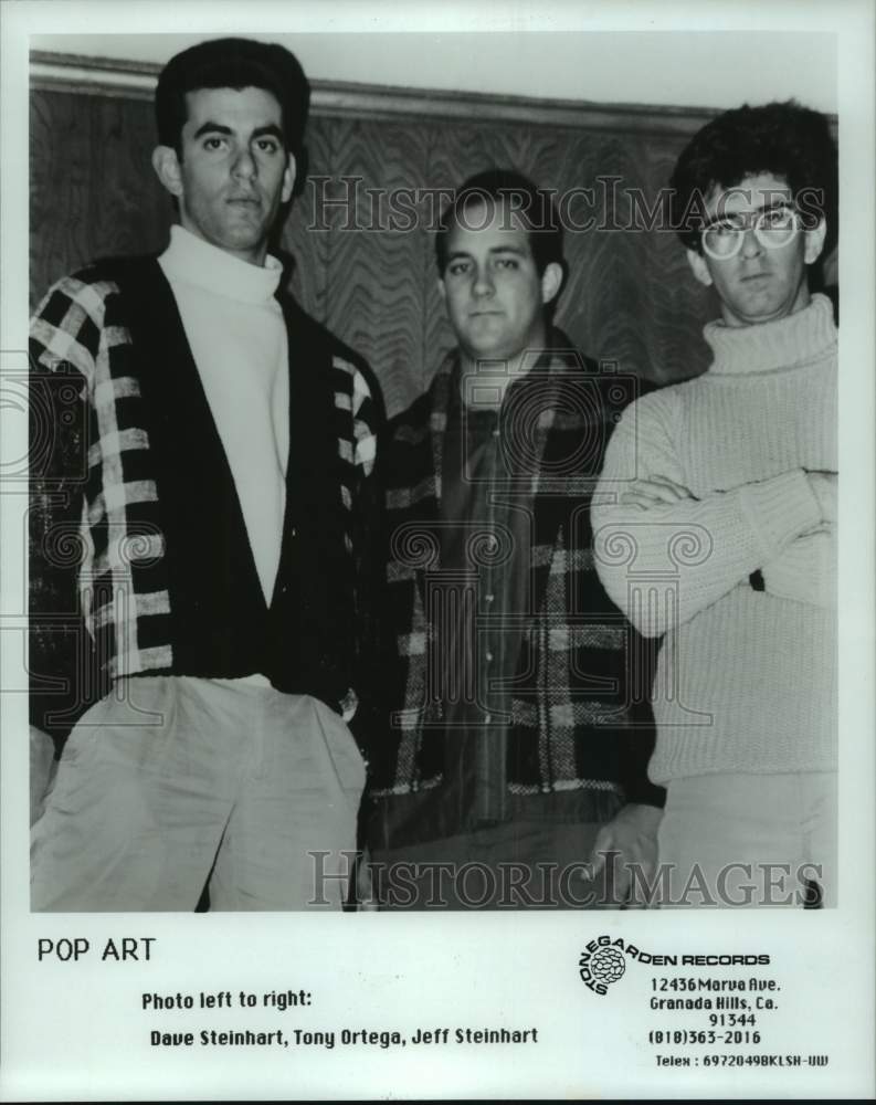 1987 Press Photo Rock music group Pop Art. - hcp07293- Historic Images