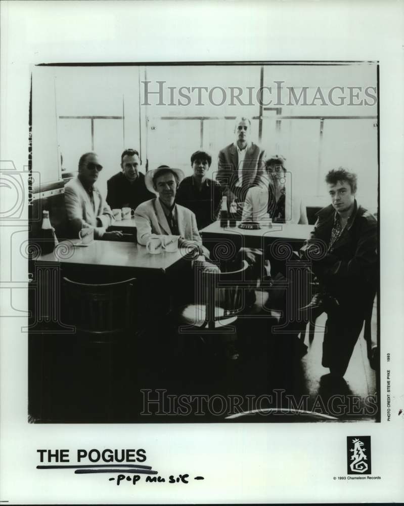 1993 Press Photo Pop music group The Pogues. - hcp07296- Historic Images