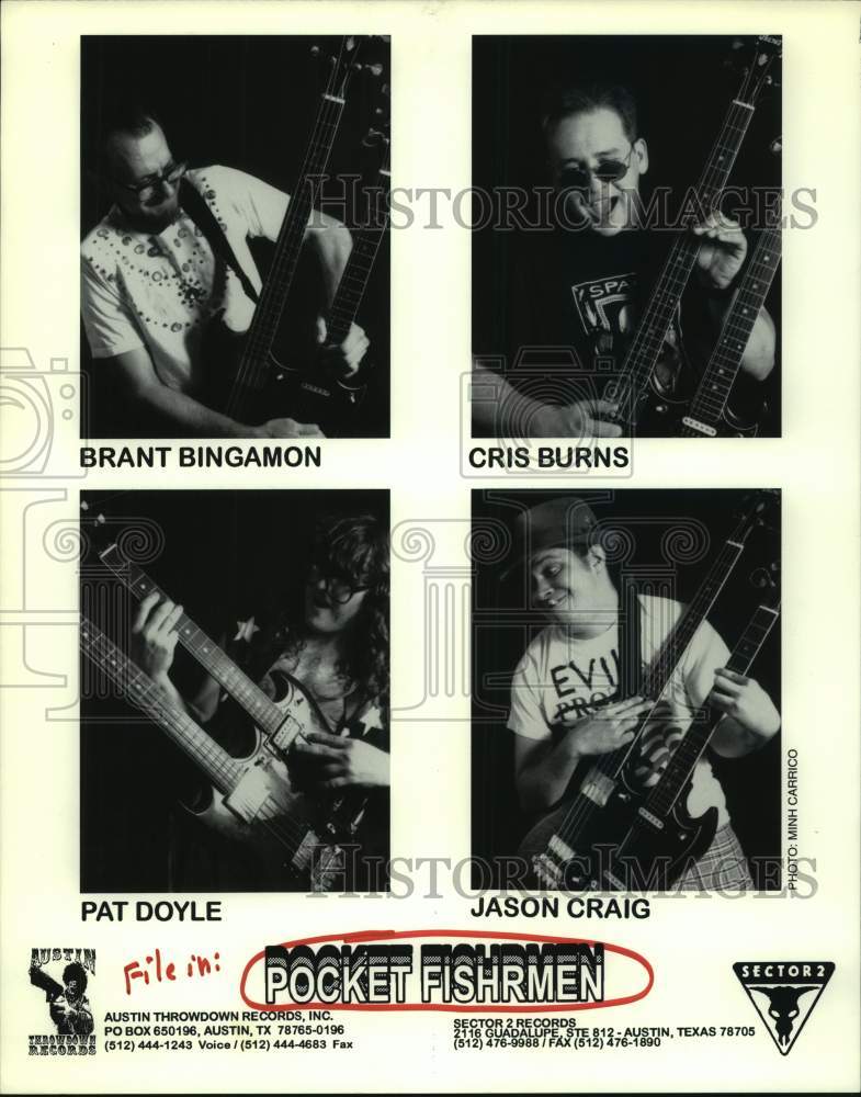 1994 Press Photo Music Group "Pocket Fishrmen" - hcp07308- Historic Images