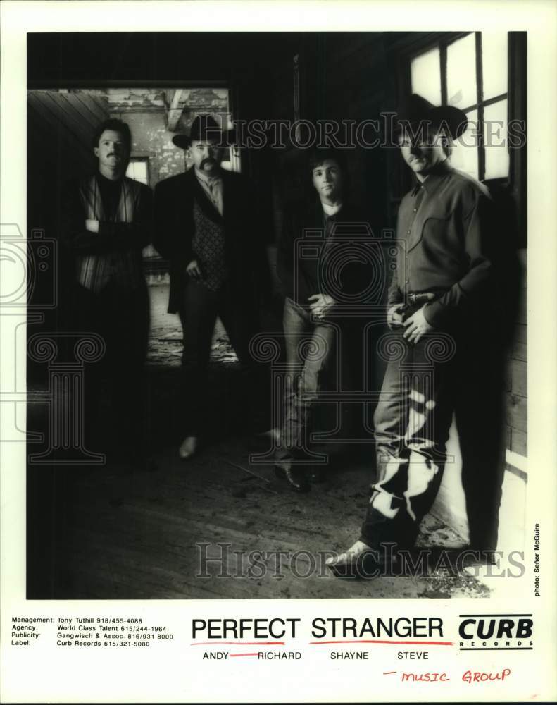 1995 Press Photo Country Group &quot;Perfect Stranger&quot; - hcp07342- Historic Images