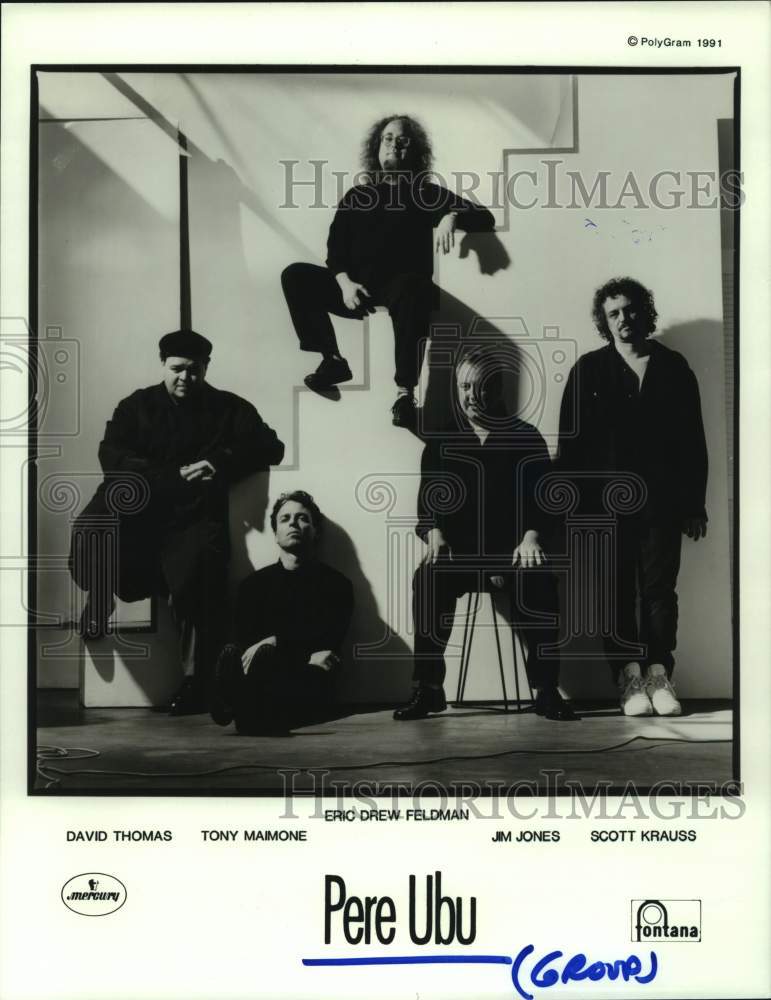 1991 Press Photo Music Group "Pere Ubu" - hcp07347- Historic Images