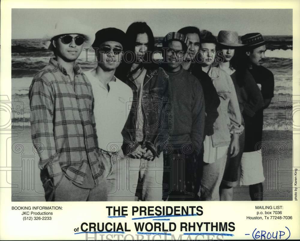 1993 Press Photo The Presidents of Crucial World Rhythms - hcp07366- Historic Images