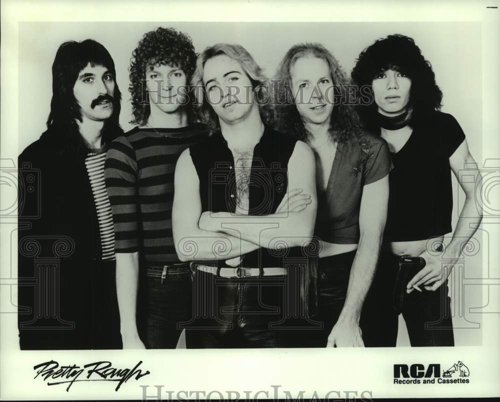 1984 Press Photo Pop music group Pretty Rough. - hcp07386- Historic Images