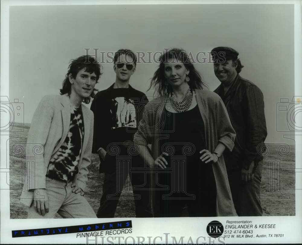 1989 Press Photo Rock music group Primitive Moderns. - hcp07392- Historic Images