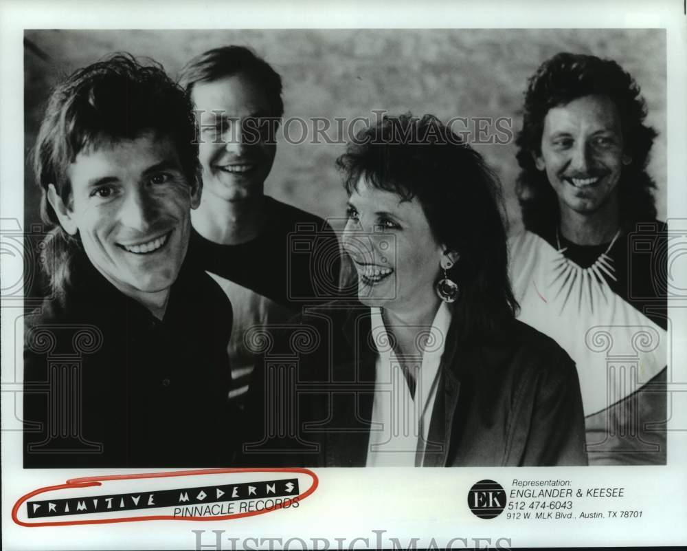 1989 Press Photo Music group Primitive Moderns. - hcp07393- Historic Images