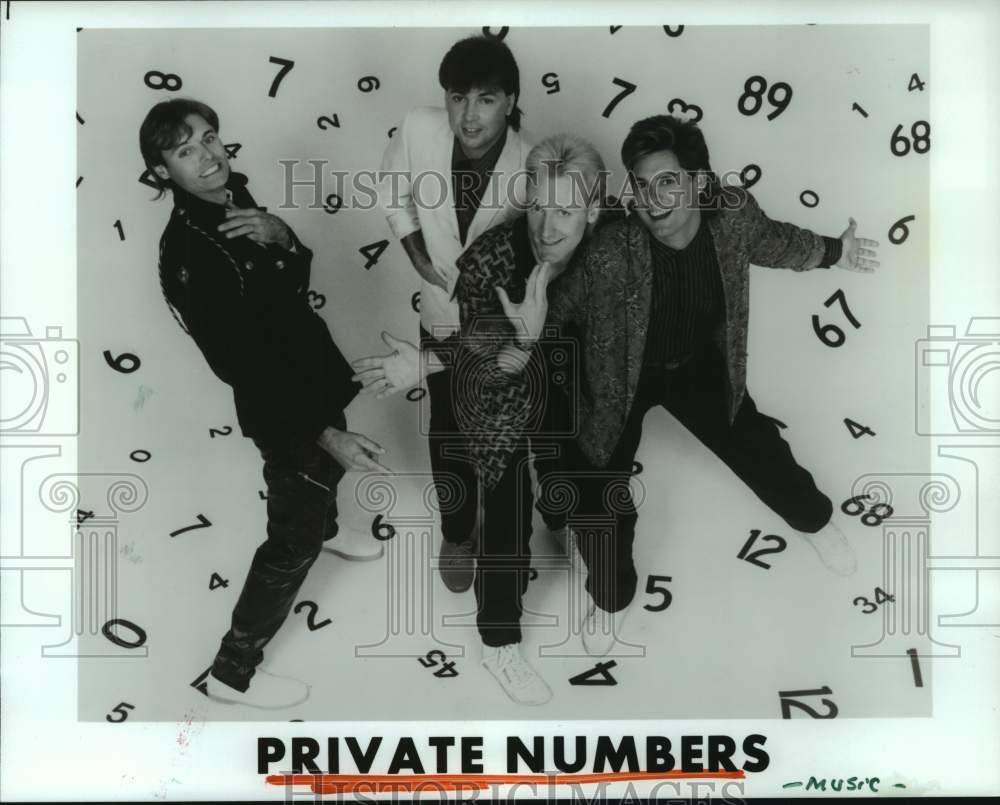 1989 Press Photo Music Group &quot;Private Numbers&quot; - hcp07397- Historic Images