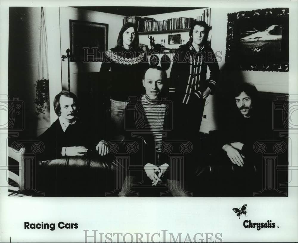 1981 Press Photo Racing Cars - Welsh pop group - hcp07412- Historic Images