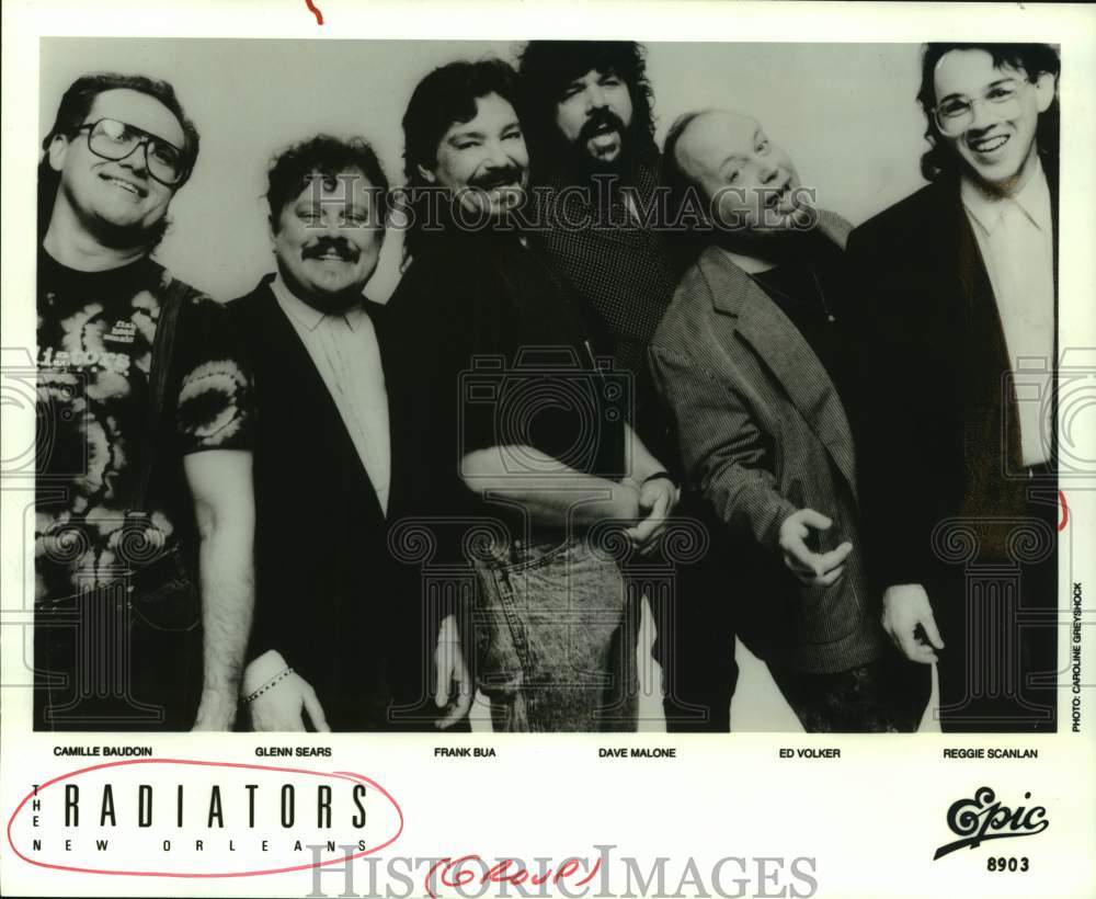 1991 Press Photo The New Orleans Radiators rock band - hcp07421- Historic Images