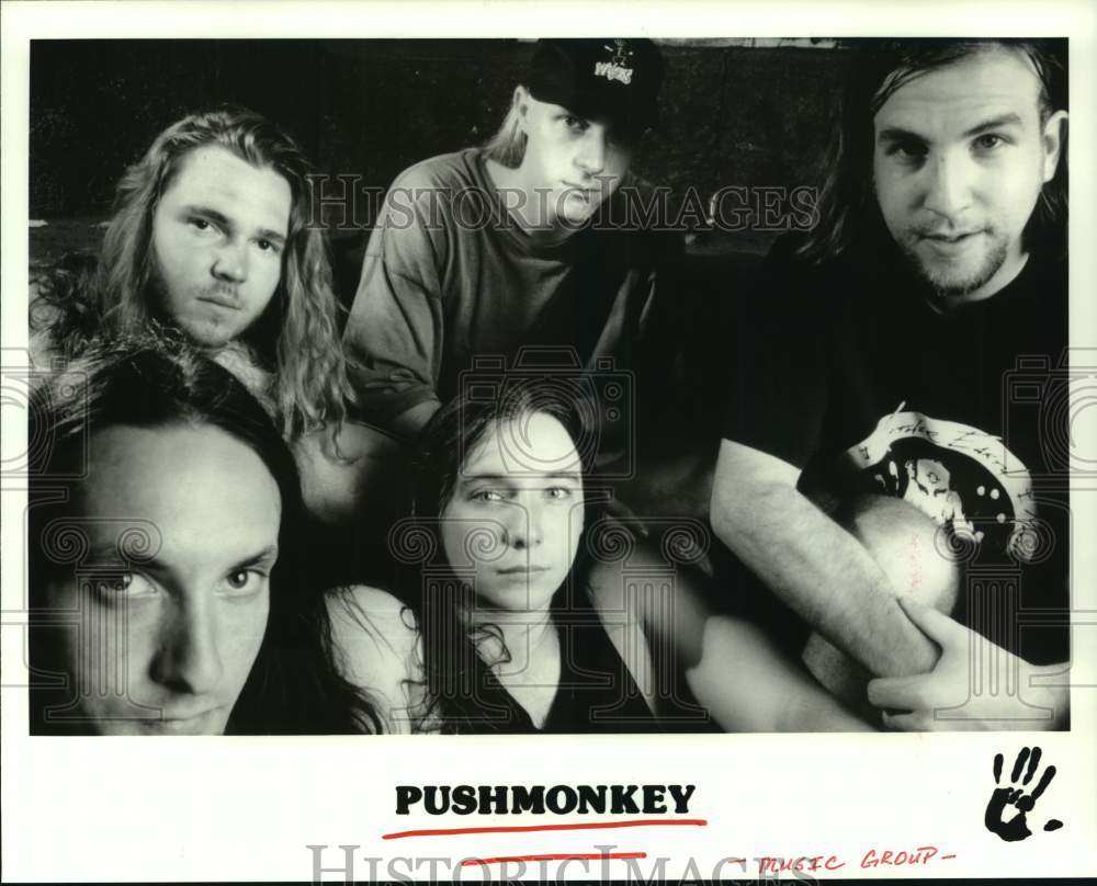 1997 Press Photo Pop Music Group &quot;Pushmonkey&quot; - hcp07433- Historic Images