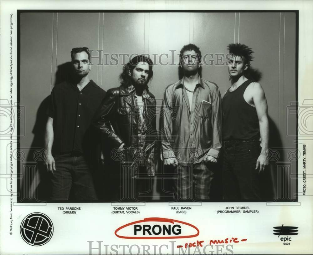 1994 Press Photo Rock Music Group &quot;Prong&quot; - hcp07441- Historic Images