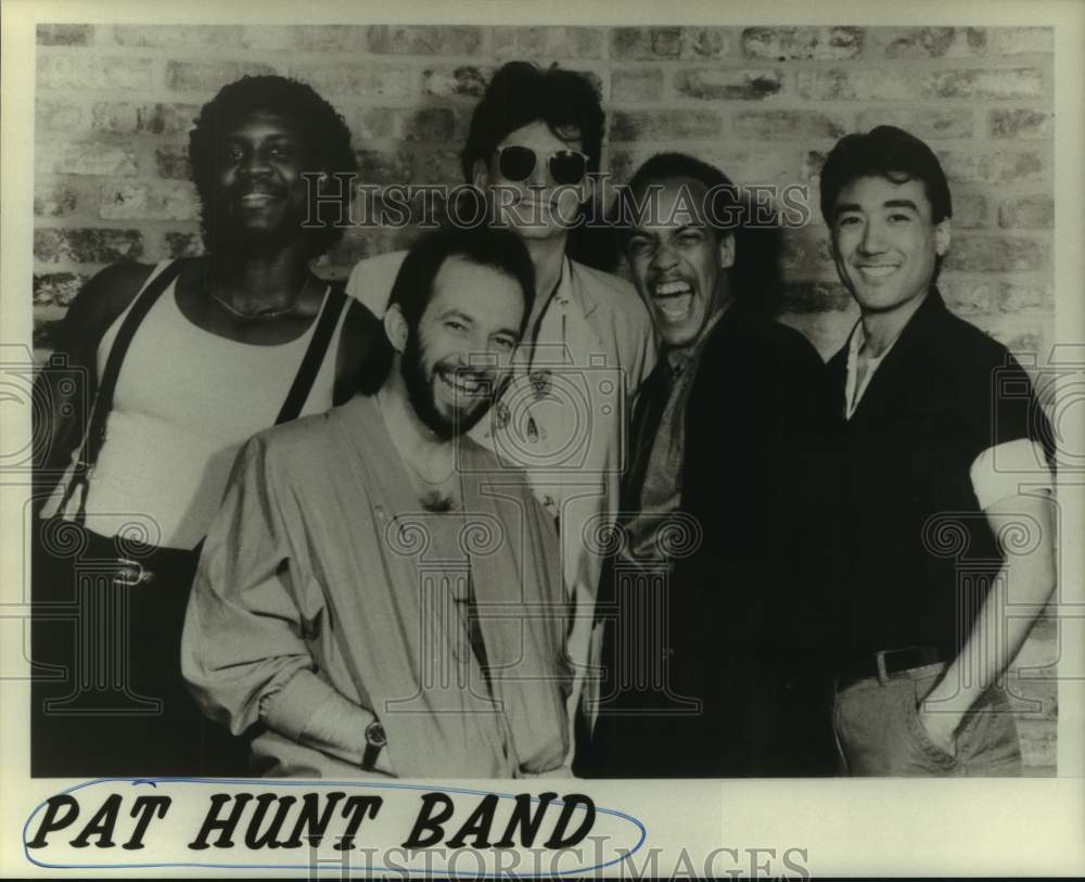 1987 Press Photo Music Group &quot;Pat Hunt Band&quot; - hcp07460- Historic Images