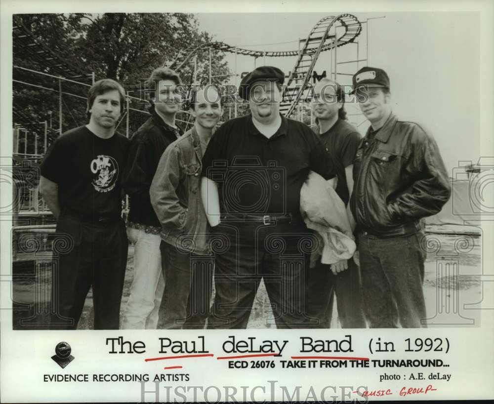 1992 Press Photo Music Group &quot;The Paul deLay Band&quot; - hcp07465- Historic Images