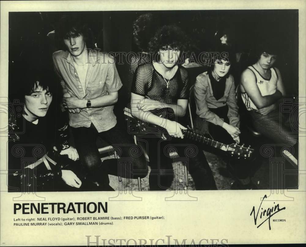 1981 Press Photo Pop Group &quot;Penetration&quot; - hcp07469- Historic Images