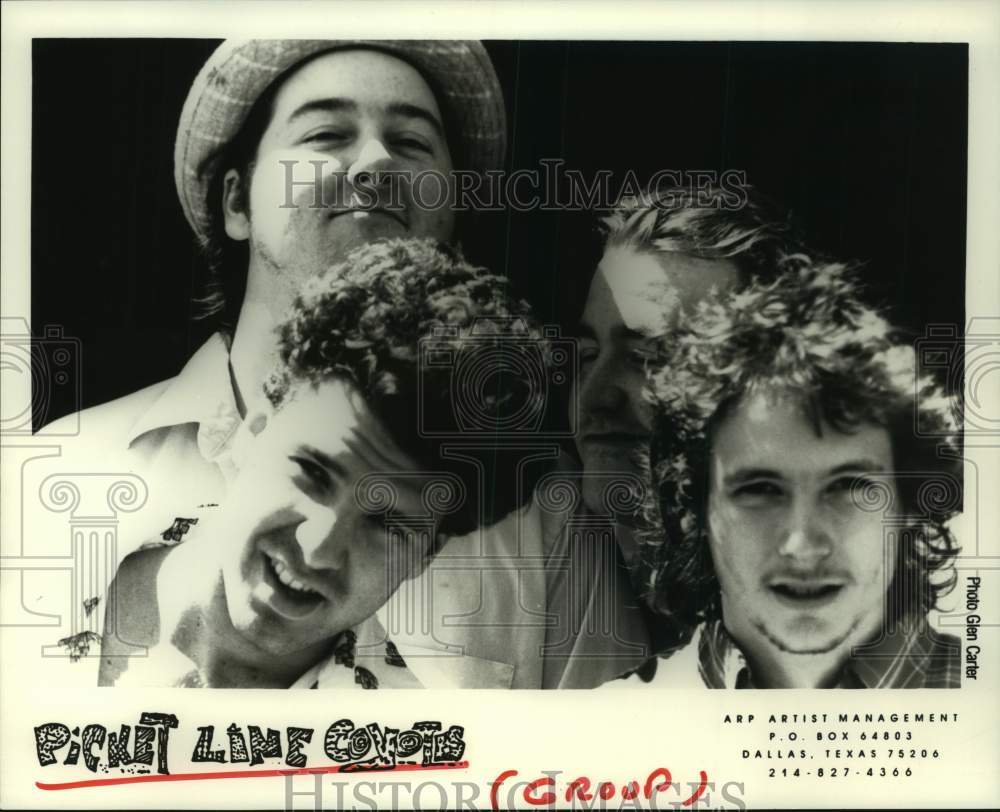 1990 Press Photo Music group Picket Line Coyotes. - hcp07493- Historic Images