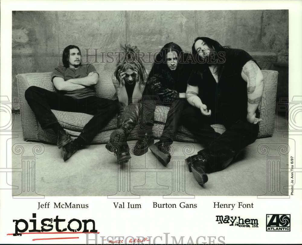 1997 Press Photo Music group Piston. - hcp07497- Historic Images