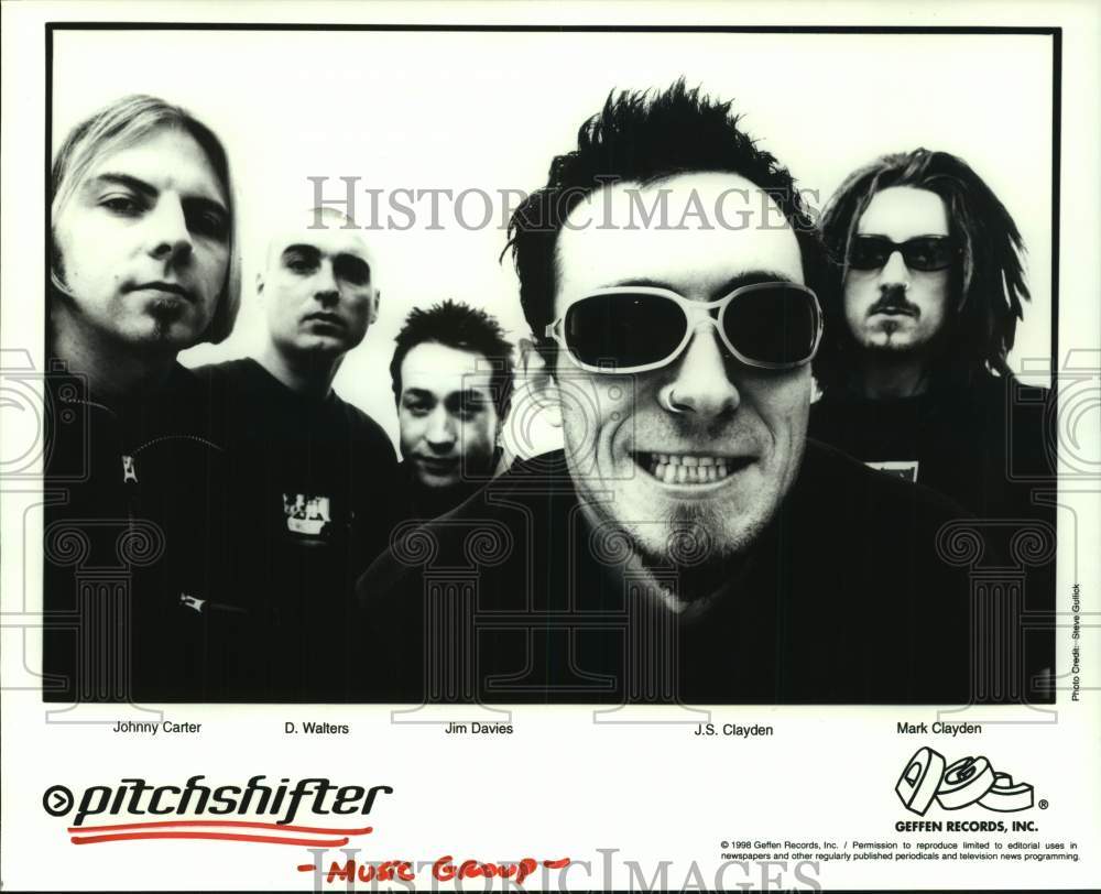 1998 Press Photo Music group Pitchshifter. - hcp07499- Historic Images