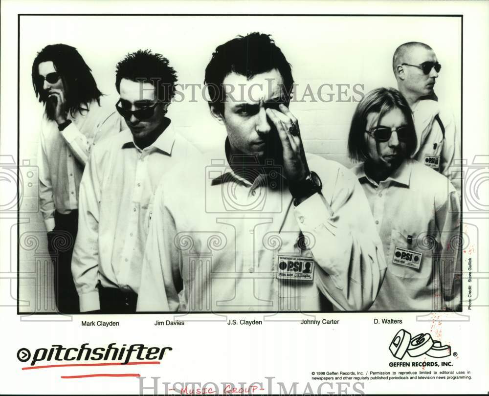 1998 Press Photo Music group Pitchshifter. - hcp07500- Historic Images