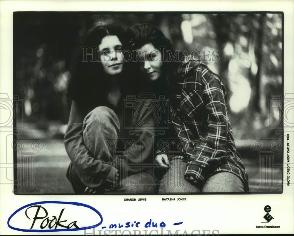 1993 Press Photo Pooka, music duo: Sharon Lewis, Natasha Jones - hcp07518- Historic Images