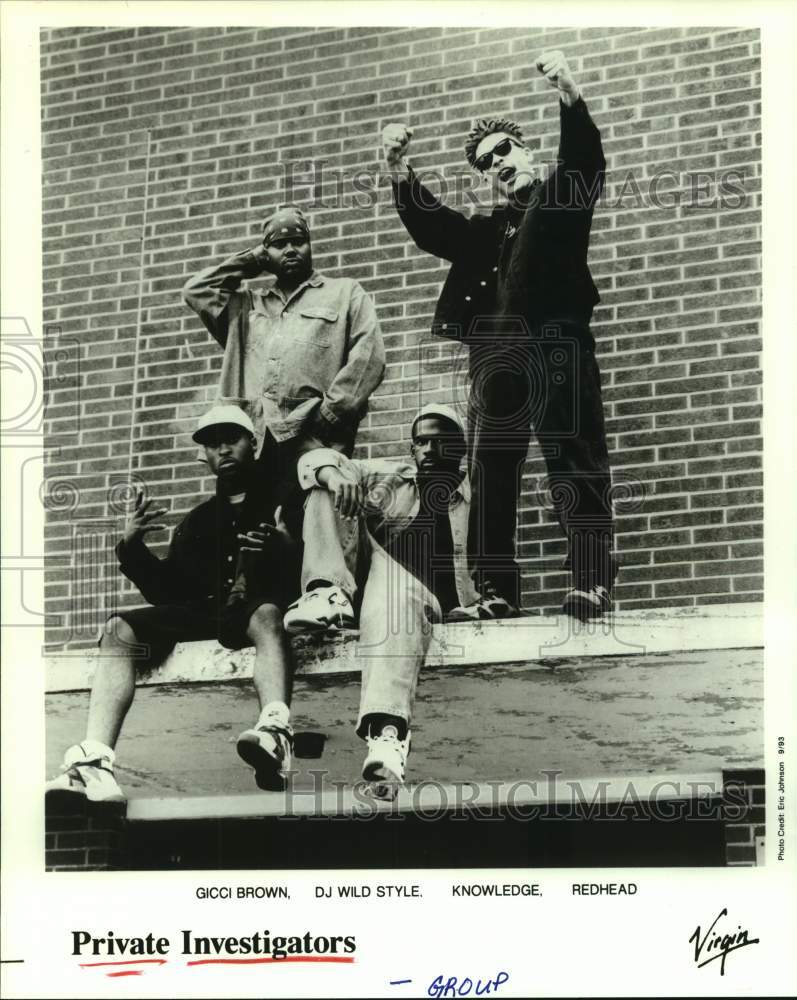 1993 Press Photo Private Private Investigators music group members - hcp07535- Historic Images