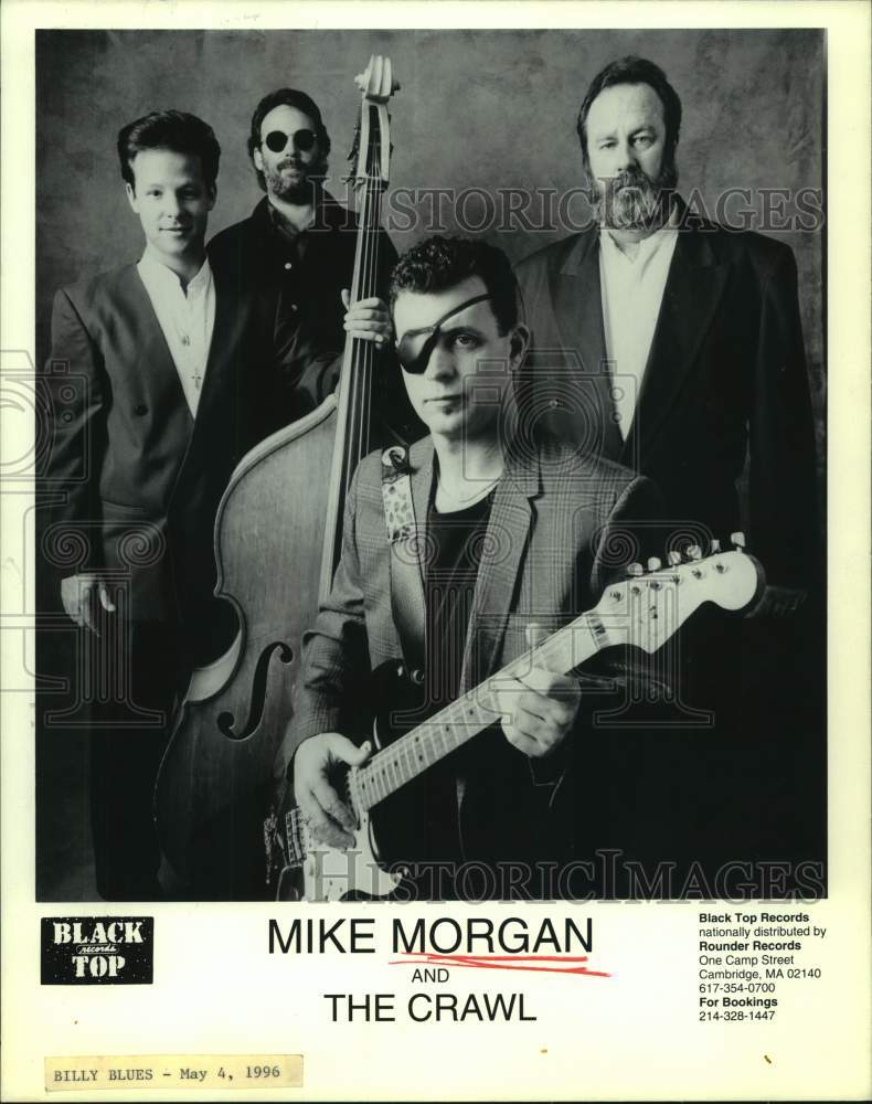 1996 Press Photo Mike Morgan and The Crawl - blues band - hcp07540- Historic Images