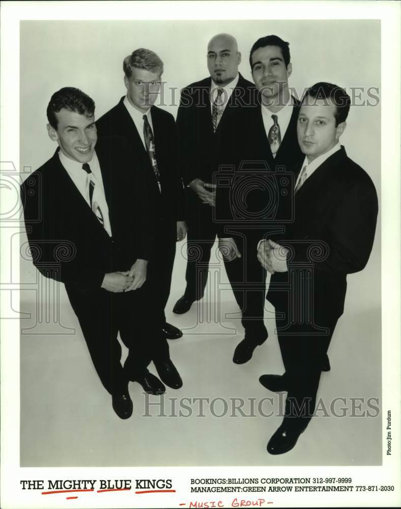 1998 Press Photo The Mighty Blue Kings music group - hcp07544- Historic Images