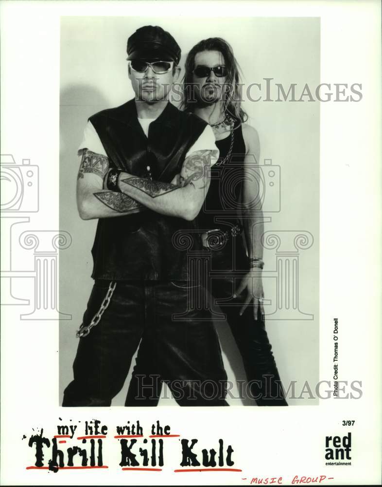 1997 Press Photo Music Group &quot;My Life with the Thrill Kill Kult&quot; - hcp07571- Historic Images