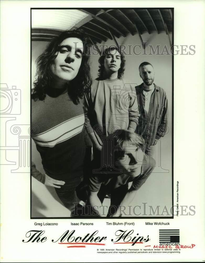 1995 Press Photo Music Group &quot;The Mother Hips&quot; - hcp07575- Historic Images