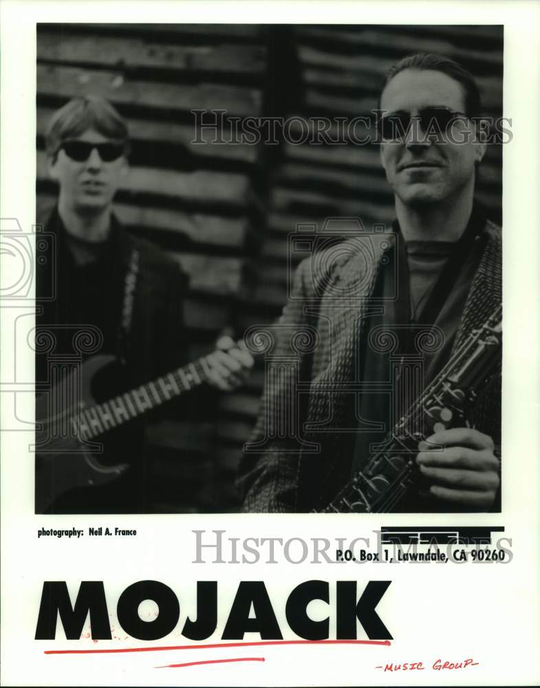 1998 Press Photo Music Group &quot;Mojack&quot; - hcp07580- Historic Images