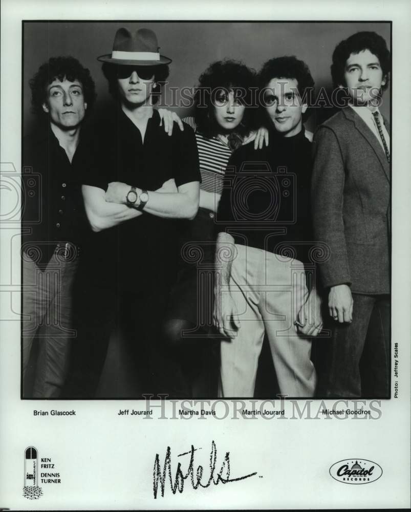 1981 Press Photo Pop Group &quot;Motels&quot; - hcp07582- Historic Images