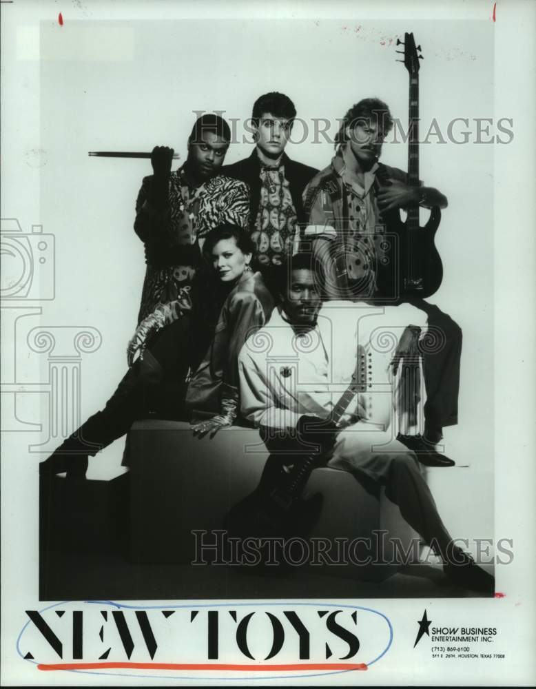 1987 Press Photo Music Group &quot;New Toys&quot; - hcp07604- Historic Images