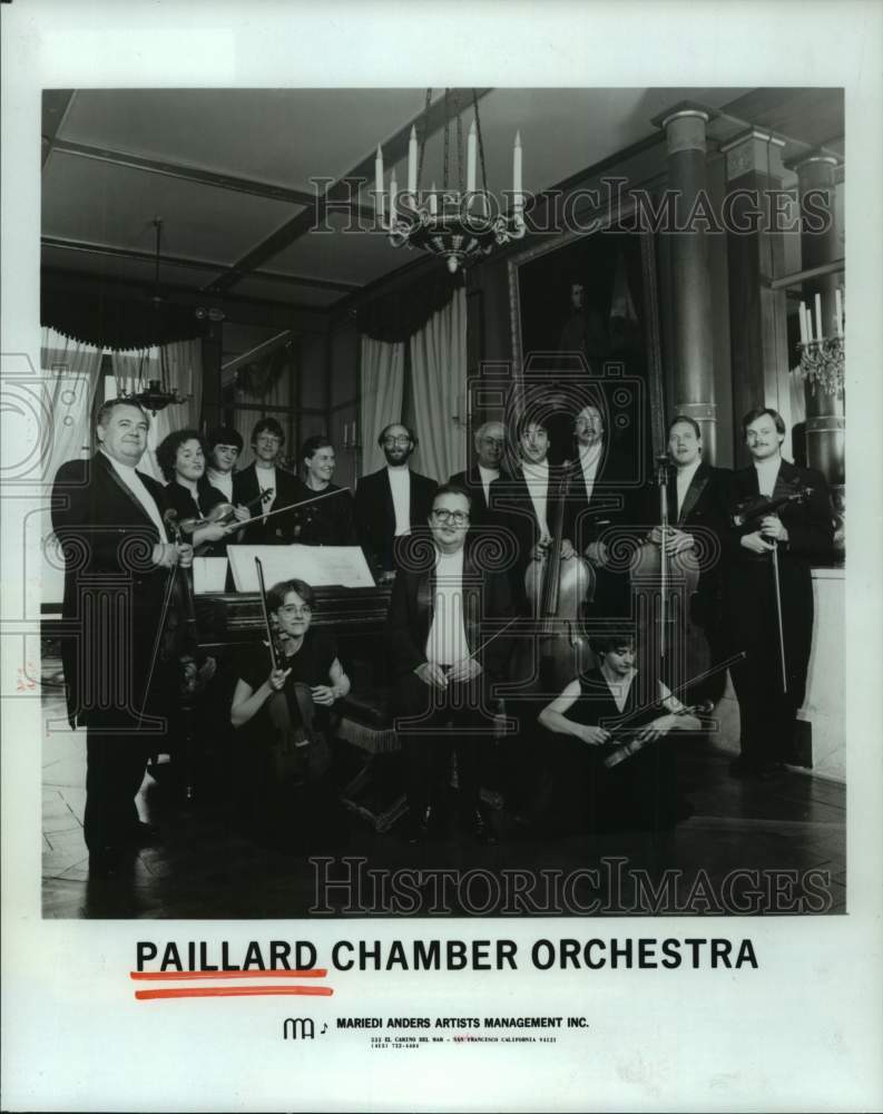 1988 Press Photo The Paillard Chamber Orchestra - hcp07638- Historic Images