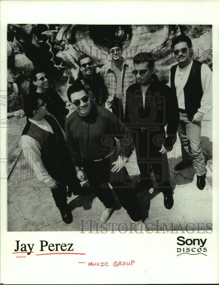 1996 Press Photo Music Group &quot;Jay Perez&quot; - hcp07663- Historic Images