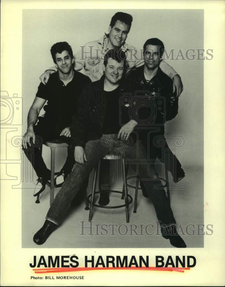 1988 Press Photo Musical group "The James Harman Band" - hcp07668- Historic Images