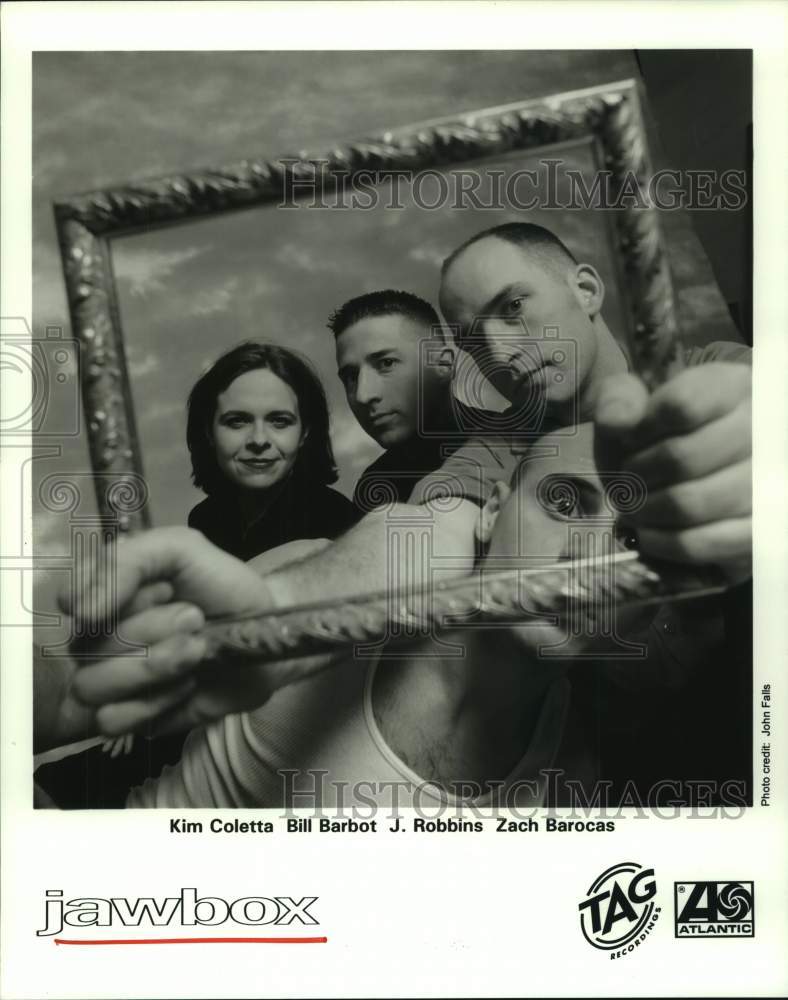 1996 Press Photo Musical group Jawbox with Kim Coletta, Bill Barbot - hcp07677- Historic Images