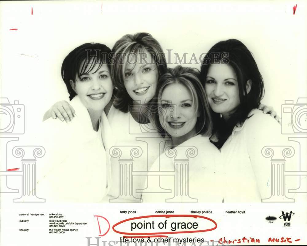 1996 Press Photo Musical group Point Of Grace - hcp07685- Historic Images