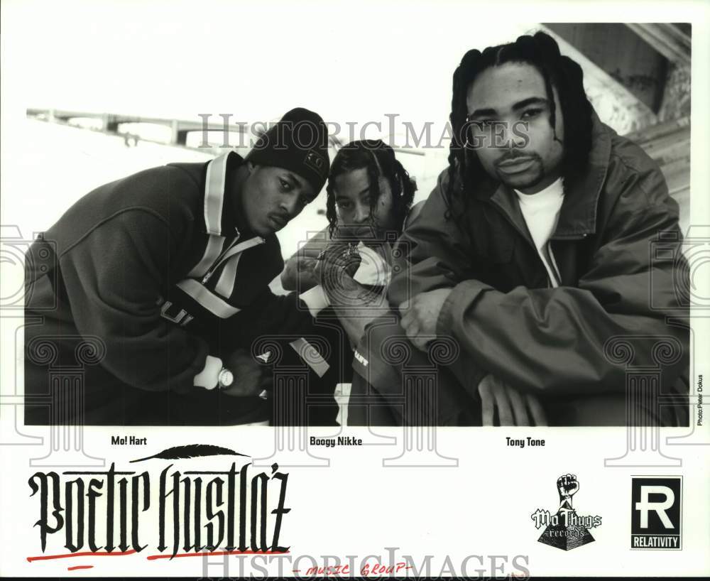 1997 Press Photo Members of the musical group Poetic Hustla'z - hcp07689- Historic Images