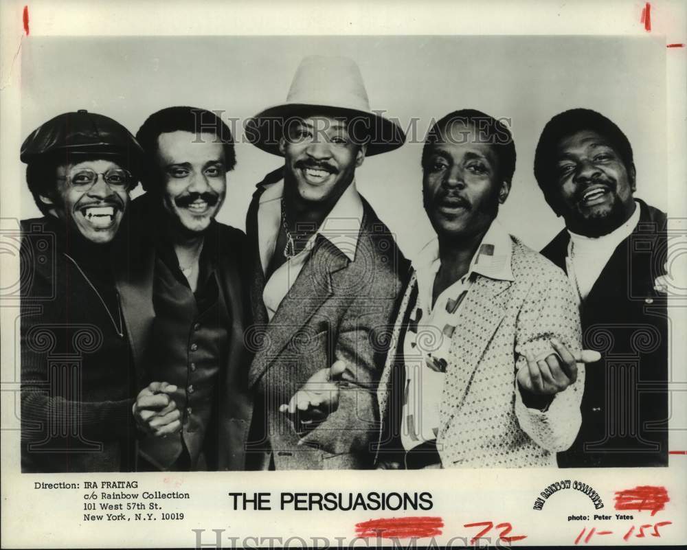 1981 Press Photo The Persuasions a capella group - hcp07707- Historic Images