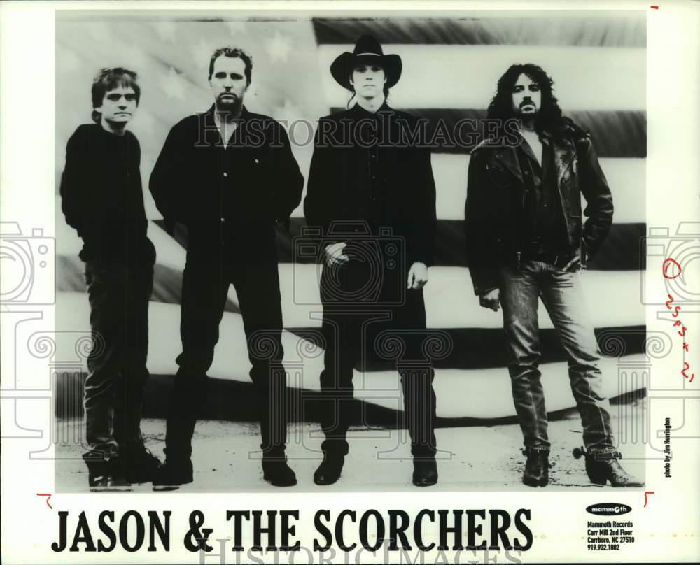 1996 Press Photo Jason & The Scorchers - country music group - hcp07713- Historic Images