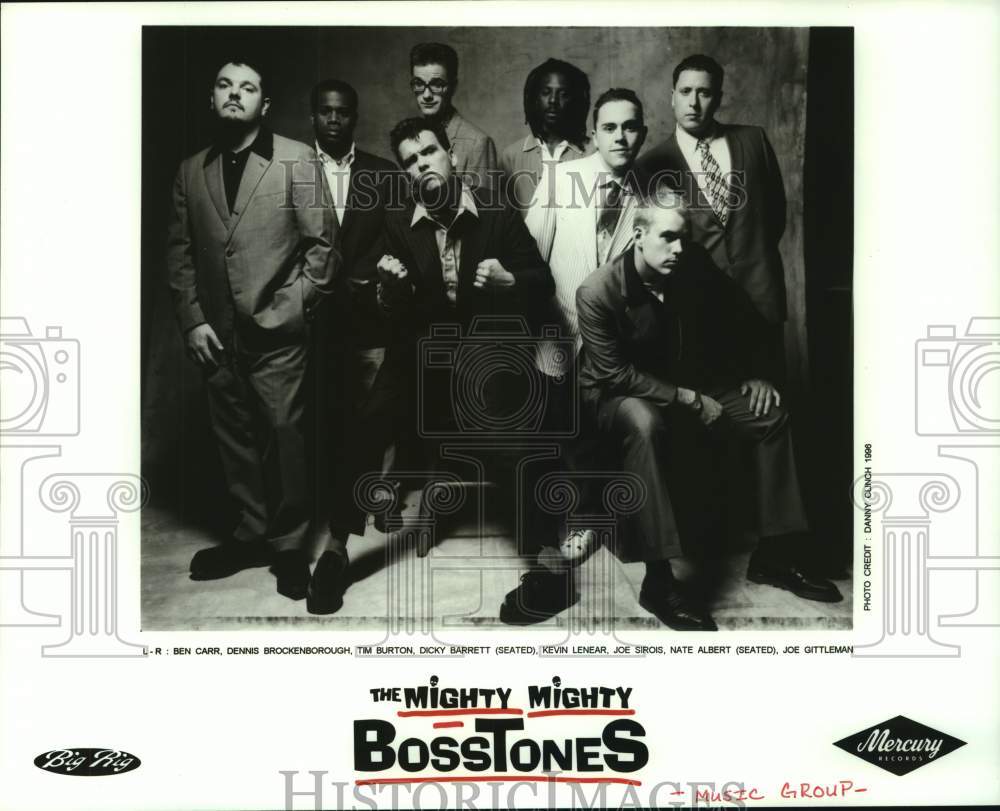 1996 Press Photo The Mighty Mighty Bosstones music group - hcp07714- Historic Images