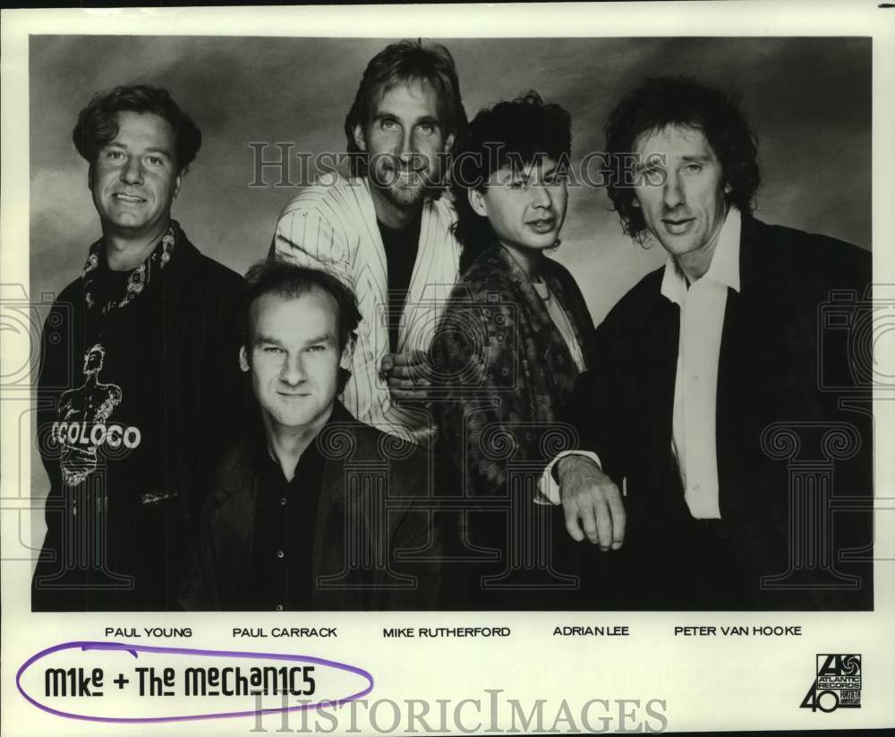 1989 Press Photo Mike & The Mechanics - English rock group - hcp07716- Historic Images