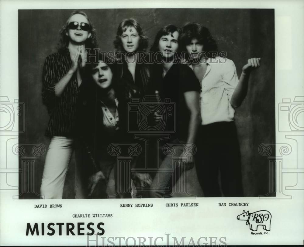 1981 Press Photo The rock band Mistress - hcp07737- Historic Images