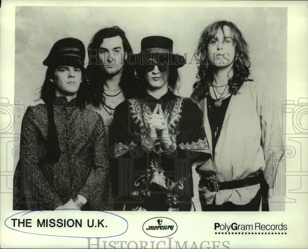 1987 Press Photo The Mission U.K. - English Gothic rock band - hcp07740- Historic Images