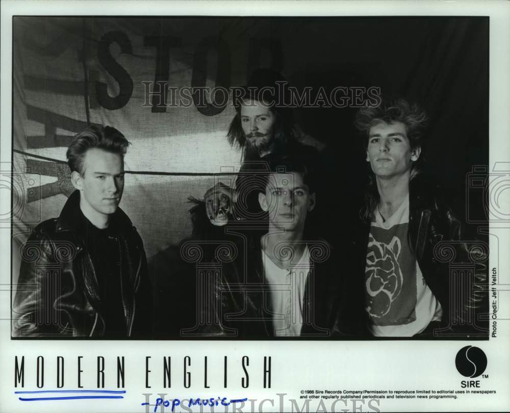 1986 Press Photo Modern English new wave band - hcp07749- Historic Images